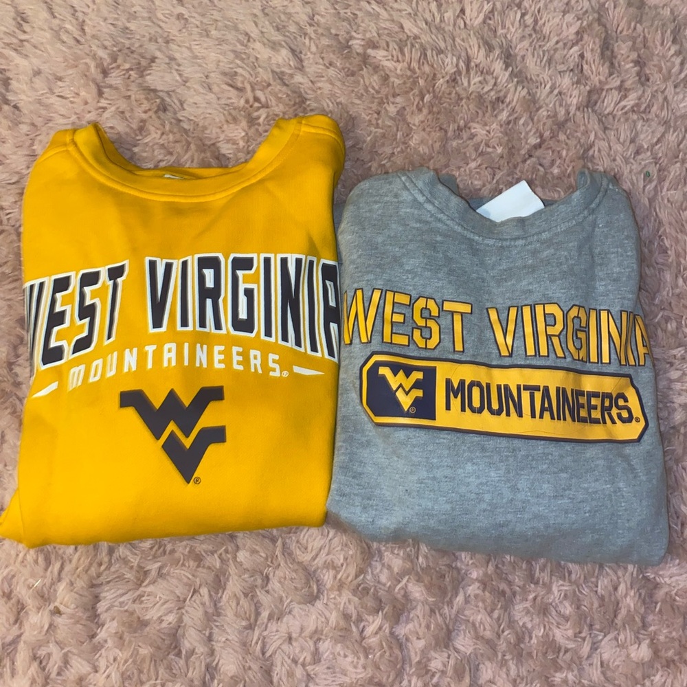 WVU Champion Unisex Sweatshirt Bundle Medium